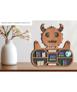 Scary Bookshelf Stands Laser Cut Svg - $185.09 MXN