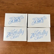 Lot Of 4 Zest Zestfully Clean Soap Bar Sealed Vintage Rare NOS Deadstock 4oz - £6.22 GBP