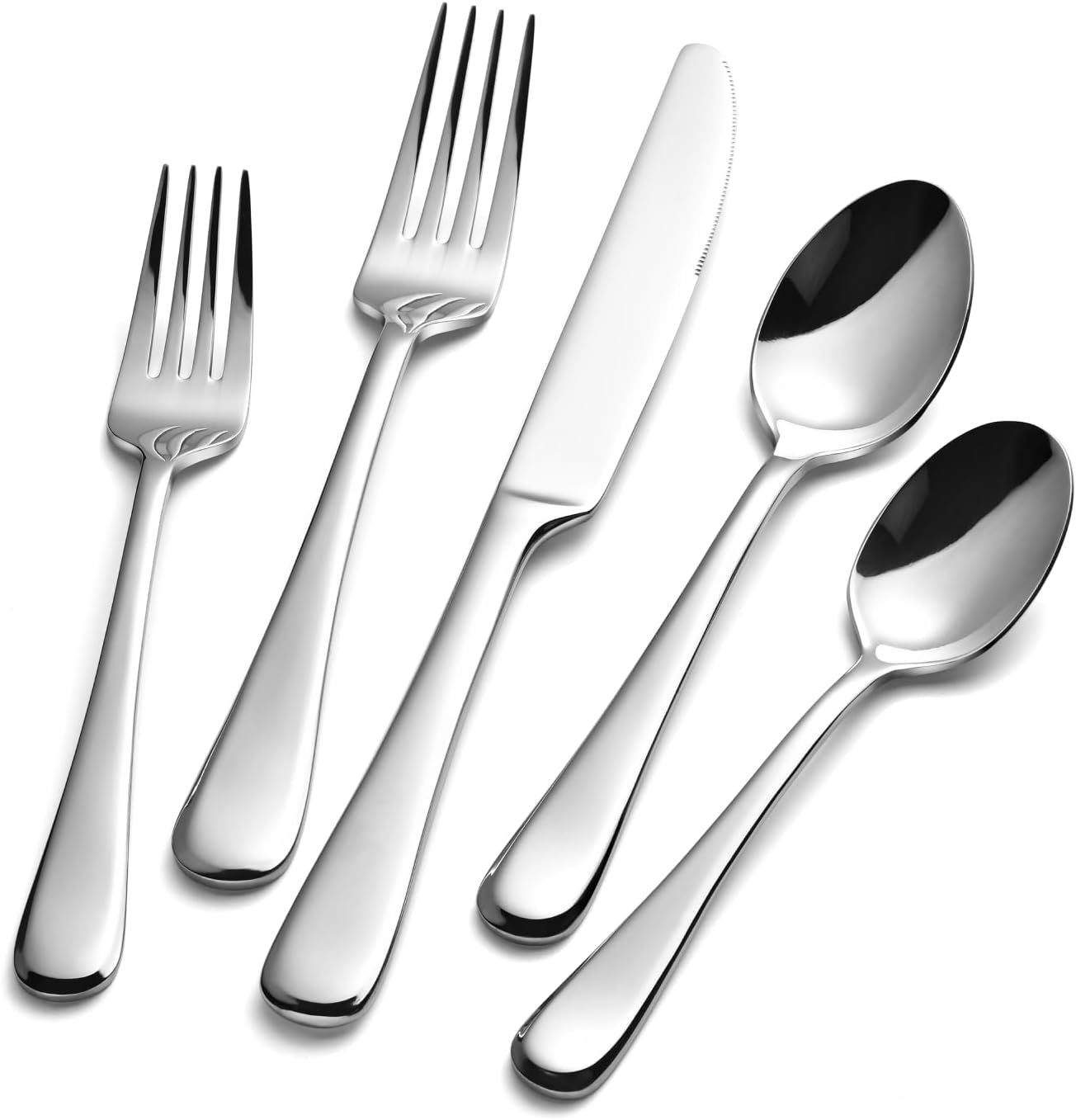 Kingstone 20 Pieces Silverware Set For 4, Premium Stainless, Dishwasher ... - $44.92