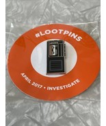 Investigate Mini Micro Recorder Loot Crate Metal Pin- Exclusive. Factory... - £7.78 GBP