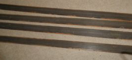 Vintage HO Scale Lot of 4 Tru Scale S3 Straight Sections Roadbed 36" Long - $34.65