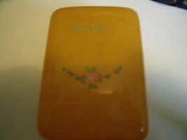 Baby Bar Soap Holder in Acrylic Possibly Hand Painted - £19.69 GBP