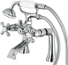 Kingston Brass Victorian Deck Mount Clawfoot Tub Faucet - Polished Chrom... - £193.88 GBP