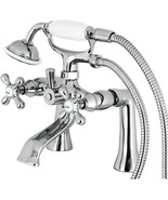 Kingston Brass Victorian Deck Mount Clawfoot Tub Faucet - Polished Chrom... - £192.35 GBP