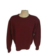 Polo Ralph Lauren Vintage Mens Red Wool Pullover Sweater Large Stretch P... - £30.95 GBP