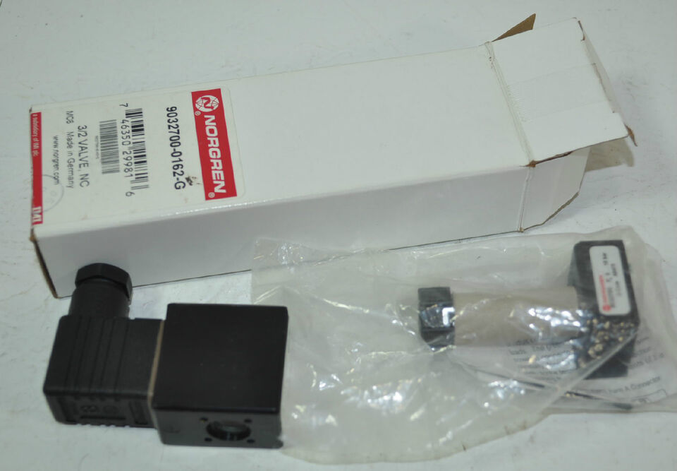 Norgren 3/2 Directional Control Solenoid Valve Model# 9032700-0162-G - $113.98