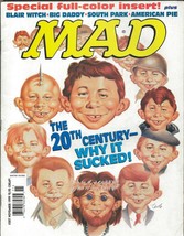 ORIGINAL Vintage Nov 1999 Mad Magazine #387 Blair Witch American Pie South Park - £19.45 GBP
