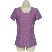 32 Degrees Womens Cool Active T Shirt Small Purple Space Dye Short Sleeve - £16.08 GBP