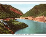 Pino Lago Serbatoio Ogden Canyon Utah Ut Lino Cartolina K17 - $3.36