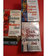 Lot of Three Chicken Soup Stories Mother&#39;s Volunteer &amp; Christian Soul  B... - €10,17 EUR