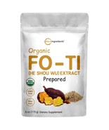 Organic He Shou Wu, Pure Fo Ti Extract Powder, 6 Ounce, Prepared Foti St... - $24.70