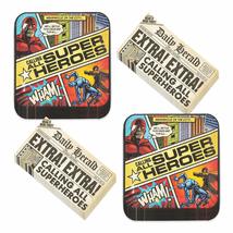 HOME &amp; HOOPLA Comic Superhero Party Paper Dinner Plates and Lunch Napkins for He - £12.05 GBP