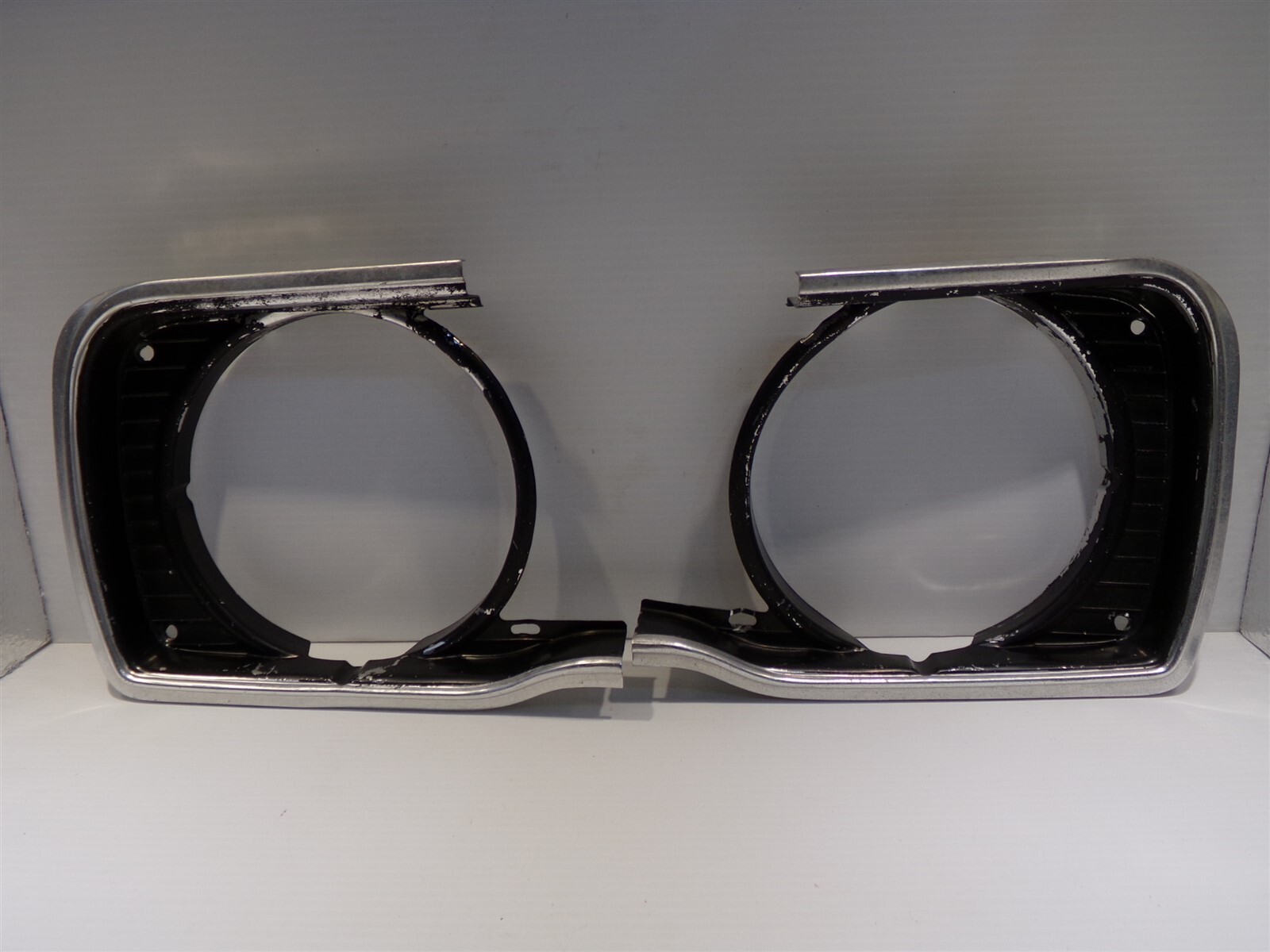 1975 1976 Dodge Dart Headlight Bezels OEM Dart Sport Pair - $72.00