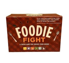 Foodie Fight Food Trivia Game For Serious Food Lovers 2007 LN E49 - £21.09 GBP