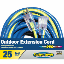 25&#39; 12/3 Ug Ext.Cord (12) Blue/Yellow Stripe - $65.99