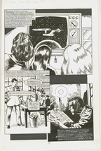 Personality Comic James Doohan Scotty Star Trek Original Art w/ USS Enterprise - $158.39