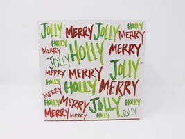 Ashland Keepsake Decorative Box - New - Merry, Jolly, Holly - $20.23