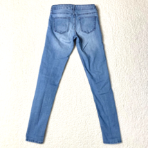 HM Skinny Jeans Womens 4 Midrise Light Blue Stretch Denim Pants 26x29 - £6.11 GBP
