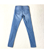 HM Skinny Jeans Womens 4 Midrise Light Blue Stretch Denim Pants 26x29 - £6.20 GBP