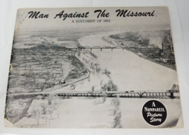 Man Against the Missouri 1952 Iowa Floods Council Bluffs Photo Book Rough - $14.20