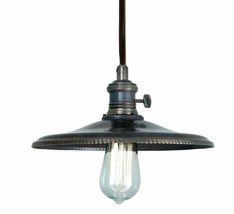 Home Decorators Collection Saucer Pendant Bronze Hardware and Steel Shade 605648 - £23.35 GBP