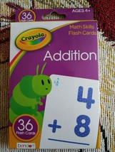 Crayola math skills flashcards ages 4 and up addition - $15.99