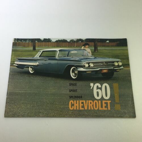 Primary image for VTG 1960 Chevrolet Space Spirit Splendor Car Auto Brochure Catalog