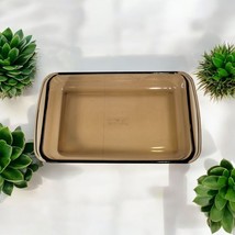 Brown Pyrex Corning Baking Casserole Dish 232 28x18x4 cm Oven Microwave Amber - $17.78