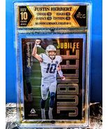2021 Justin Herbert Luminance "Jubilee" #J-11 SSP **Case Hit** RCG 10!! ... - $1,188.00
