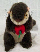 Steven Smith Nice Brown Squirrel Or Otter W/ Apple 10" Plush Stuffed Animal Toy - $16.34