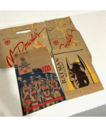 McDonald&#39; vintage paper bag lot Batman Returns McGrilled chicken dream t... - $21.73