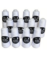 Allary Designer's Choice | White Serger Thread 1500 Meters (12 Pack) | Premium - $29.99