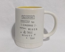 Kelly Rae Roberts 2019 Mug &quot;Permission Granted: To Embrace The Uncertainties&quot; - £11.50 GBP