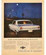 Chevelle Car By Chevrolet hardtop division of GM -1964 Vintage Print Ad - €9,17 EUR
