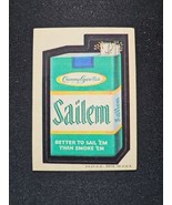 Topps Wacky Packages 2nd Series 1973 SAILEM Vintage Sticker Unpeeled Parody - $27.12 CAD