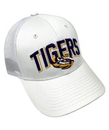 Eliminator Louisiana State LSU Tigers Text Logo Curved Bill Mesh Trucker... - £14.06 GBP