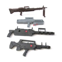 GI Joe 12&quot; Hall Of Fame Gun Lot Duke Rifle Stalker Gun Rhino Machine Gun 1/6 - $32.64