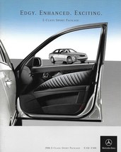 2006 Mercedes-Benz E-CLASS SPORT PACKAGE brochure catalog folder E 350 500 US 06 - £6.29 GBP