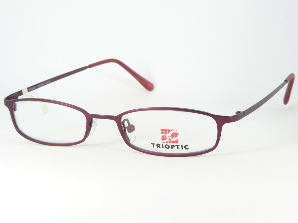 TRIOPTIC MT3411 M2240 BORDEAUX EYEGLASSES GLASSES METAL FRAME 47-18-140mm - $21.29