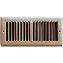 Ta Industries Toe Space Register 2 &quot; X 12 &quot; Brown Steel Construction - €17,24 EUR