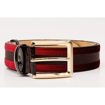 The Pontalto Burgundy Leather Belt image 3