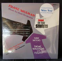 Franz Waxman Crime In The Streets Jazz Soundtrack Ltd White Vinyl Sealed 1978 Lp - £25.07 GBP