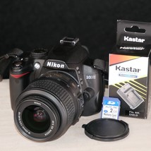 Nikon D3000 10MP DSLR Camera Kit W 18-55mm Lens *SHUTTER ONLY 1,161* Goo... - £97.76 GBP