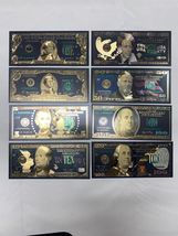 Gold and black bill set - $34.65