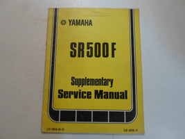 1979 Yamaha SR500F Supplementary Service Manual FACTORY OEM BOOK 79 DEAL... - $70.11
