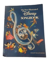 Vintage 1986 The New Illustrated Disney Songbook Music Piano Vocal Guitar VGUC - £10.39 GBP