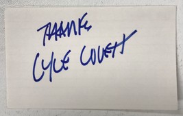 Lyle Lovett Signed Autographed 3x5 Index Card - $19.99
