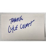 Lyle Lovett Signed Autographed 3x5 Index Card - £15.79 GBP