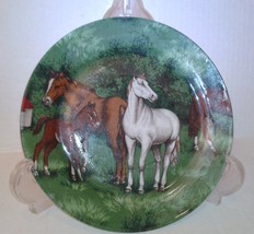 Lovely Decoupage 7” Horse Plate - $2.95