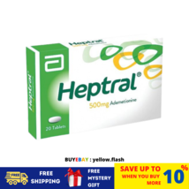 Abbot Heptral 500MG Ademettione Liver Health Supplements 20 Tablets - $66.13